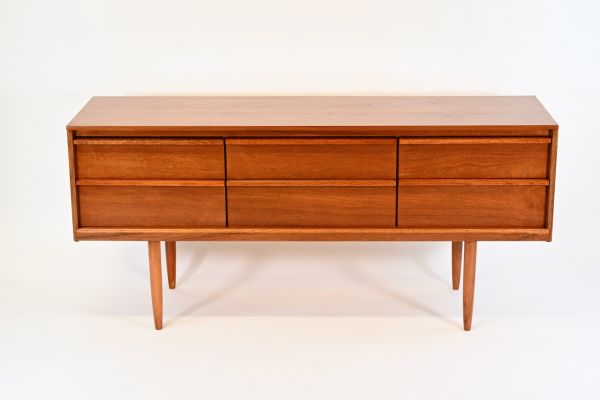 Dressoir à 6 tiroirs G plan vintage en teck