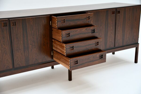 Enfilade Johannes Andersen palissandre de Rio  scandinavie 1950 (sold) – Image 5