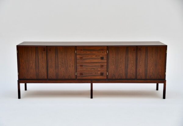 Enfilade Johannes Andersen palissandre de Rio scandinavie 1950