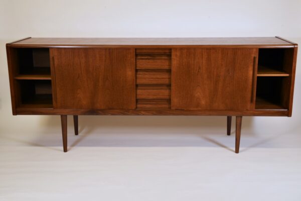 Enfilade en teck vintage par erik brouer (sold) – Image 4