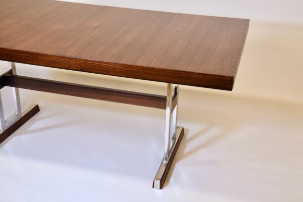 Table de salle a manger en palissandre (sold) – Image 3