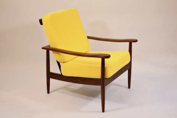 Fauteuil (tissu jaune) (sold)
