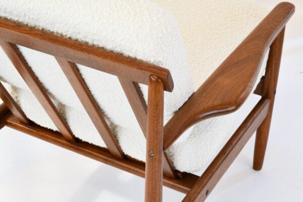 Paire de fauteuil en teck (sold) – Image 3
