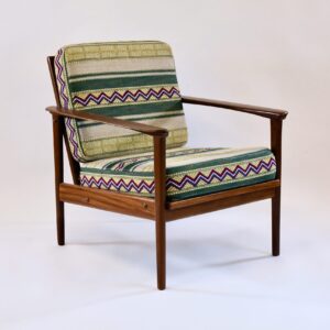 fauteuil vintage tissu Pierre FREY