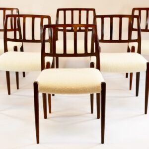 Chaises Neil's Otto Moller en palissandre model 83