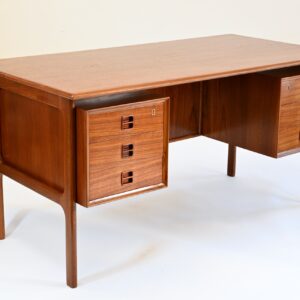 Bureau en teck double face à Arne Vodder de Brouer Møbelfabrik, Danemark, années 1960(SOLD)
