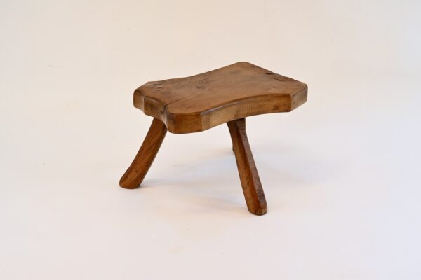 Tabouret Brutalist en chêne (sold) – Image 2