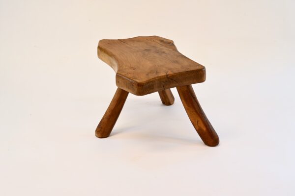 Tabouret Brutalist en chêne (sold) – Image 3