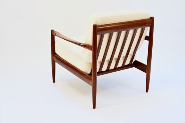 Fauteuil en bois de rose vintage (sold) – Image 3