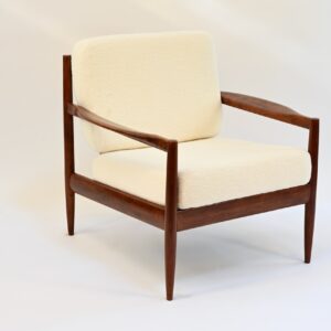 Fauteuil en bois de rose vintage