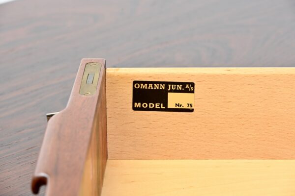 Bureau Omann jun en palissandre (sold) – Image 5
