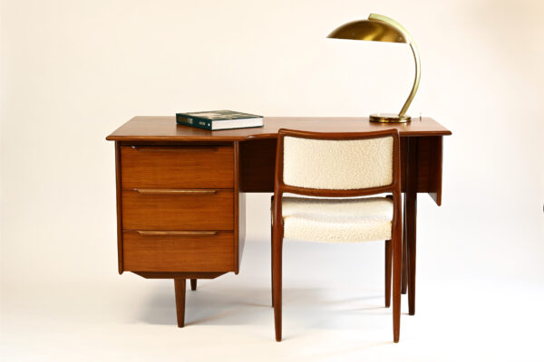 Bureau Boomerang en teck (sold) – Image 7