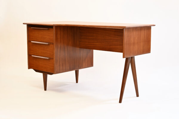 Bureau Boomerang en teck (sold) – Image 5