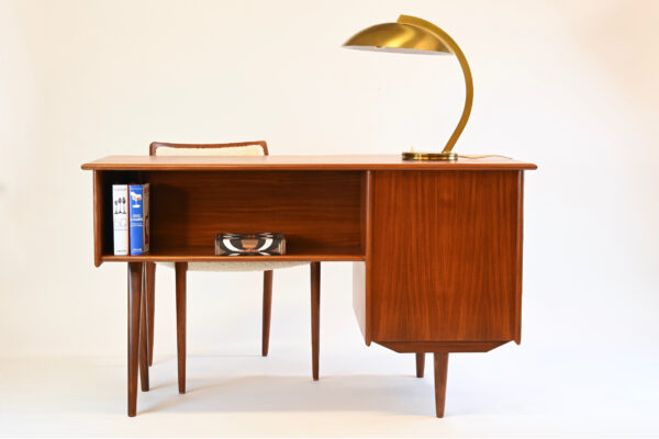 Bureau Boomerang en teck (sold) – Image 3