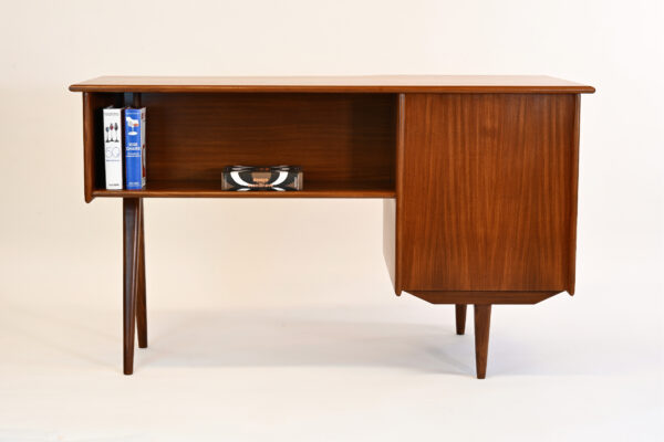 Bureau Boomerang en teck (sold) – Image 8