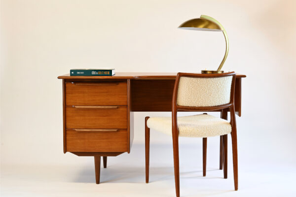 Bureau Boomerang en teck (sold) – Image 2