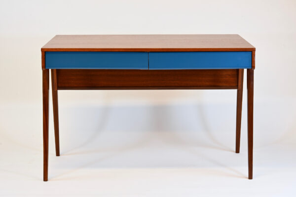Bureau en teck 1960s deux tiroirs (sold) – Image 2
