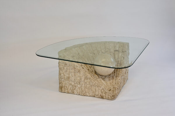 Mactan Stone Coffee Table by Magnussen Ponte, 1980s