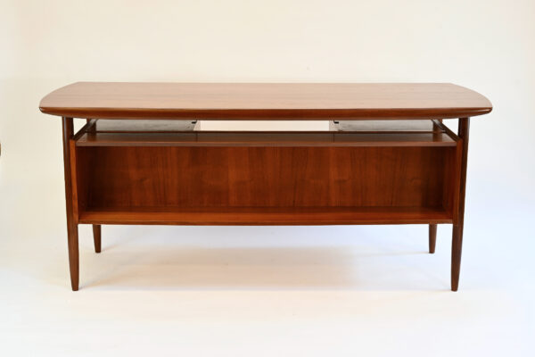Bureau Cowhorn (Tijsseling Nijkerk) en teck (SOLD) – Image 6