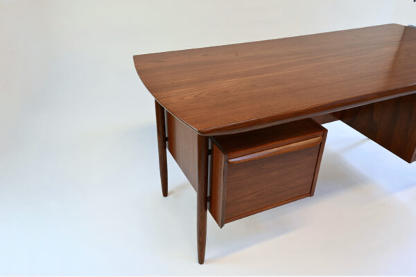 Bureau Cowhorn (Tijsseling Nijkerk) en teck (SOLD) – Image 4