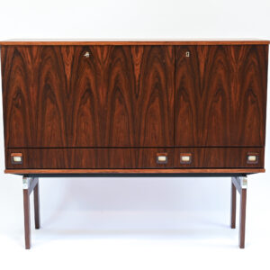 Meuble bar en palissandre circa Fristho 1921-1978 mid-century modern in Nederland