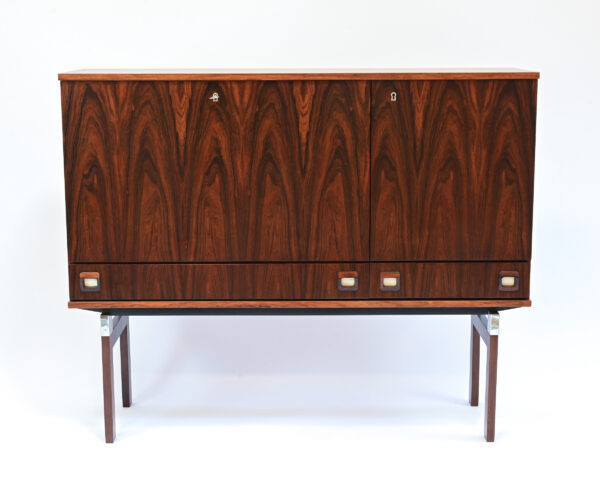 Meuble bar en palissandre circa Fristho 1921-1978 mid-century modern in Nederland