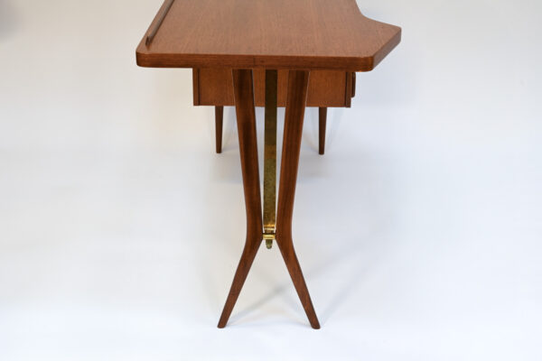 Bureau en teck Louis van-Teeffelen édition Webé 1960