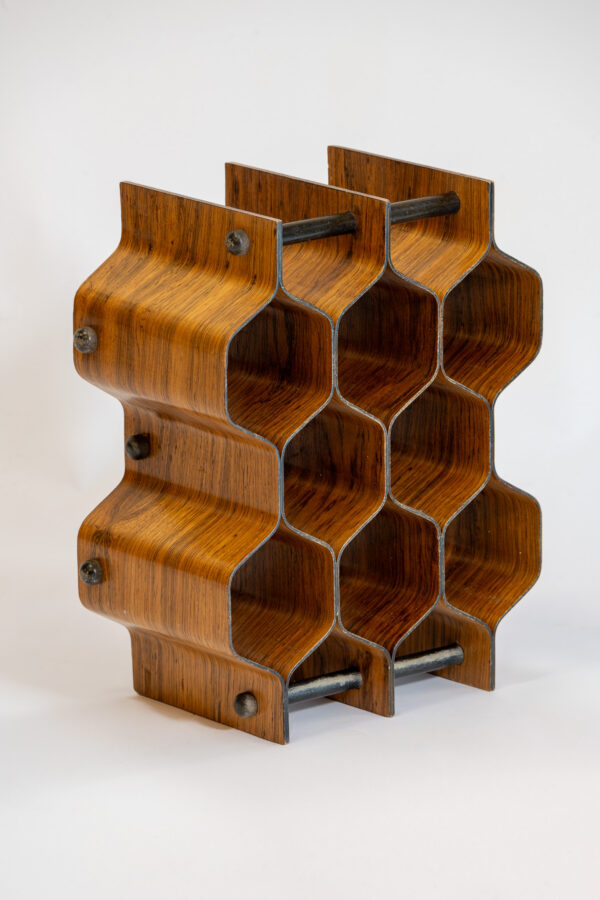 Porte-bouteilles en bois de rose de Torsten Johansson, Suède, 1960 – Image 10