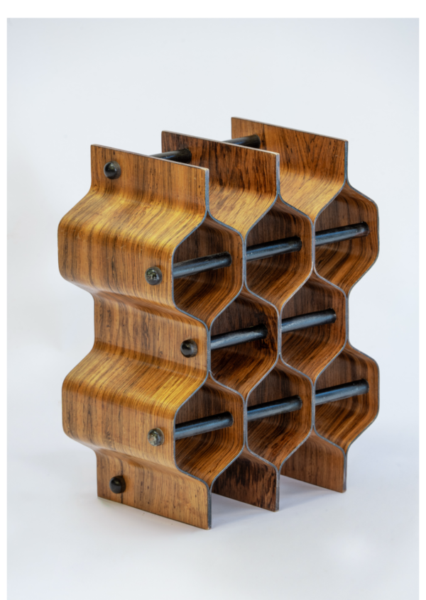 Porte-bouteilles en bois de rose de Torsten Johansson, Suède, 1960 – Image 8