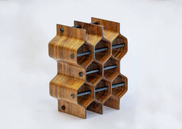 Porte-bouteilles en bois de rose de Torsten Johansson, Suède, 1960 – Image 3