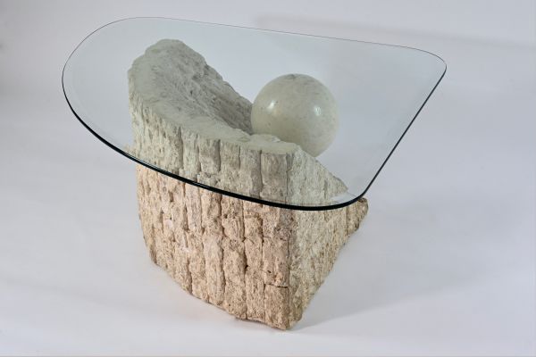Mactan Stone Coffee Table by Magnussen Ponte, 1980s
