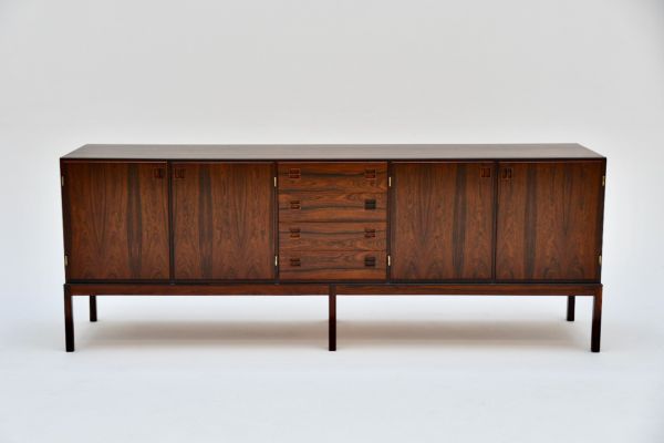 Enfilade Johannes Andersen palissandre de Rio scandinavie 1950